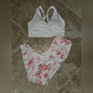 Fabletics Leggings and Matching Sports Bra Set